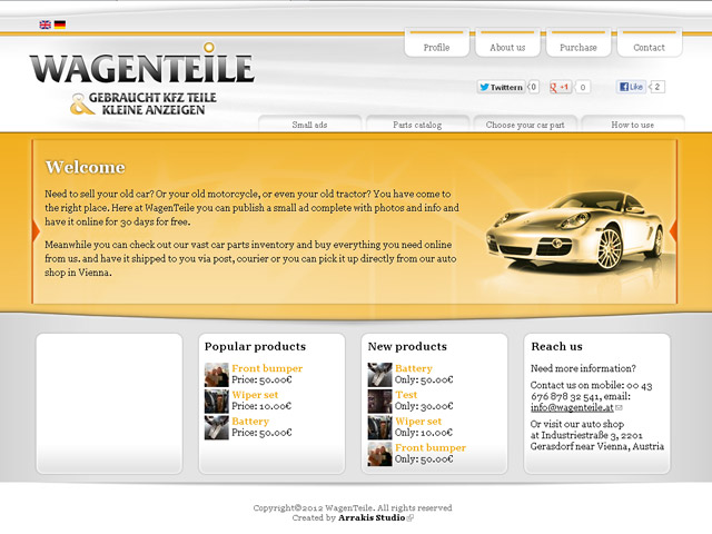 Wagenteile